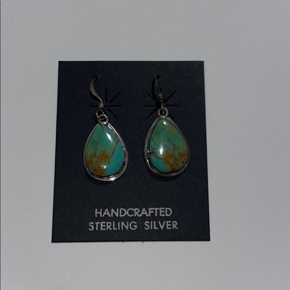Turquoise(Real) Dangle Earrings